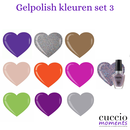Afbeeldingen van Gelpolish kleuren set 3